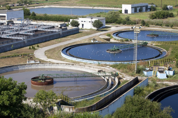 Wastewater and Water Treatment Plant Construction Site
